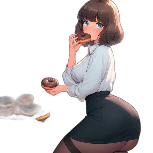food, dress, staff, robot transparent PNG cut-out
