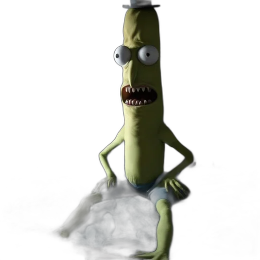 staff, creature, animal, robot transparent PNG cut-out