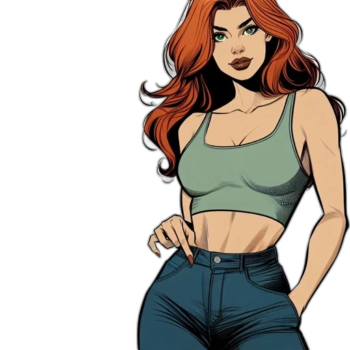 comic book art, cartoon, concept art, pixel art transparent PNG cut-out