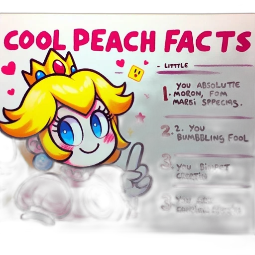 concept art, princess, peach, mario transparent PNG cut-out
