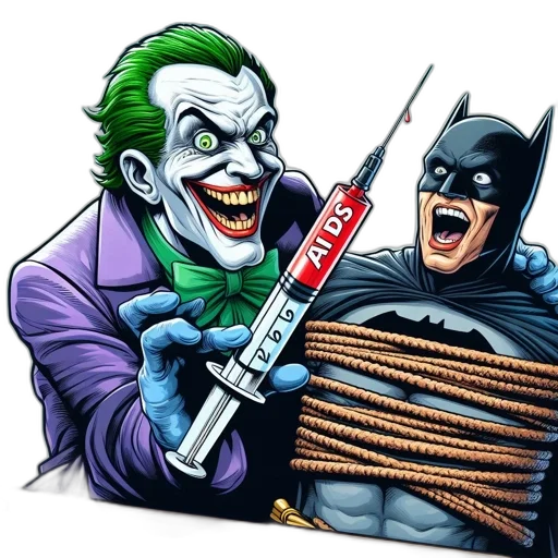 weapon, comic book art, concept art, joker transparent PNG cut-out