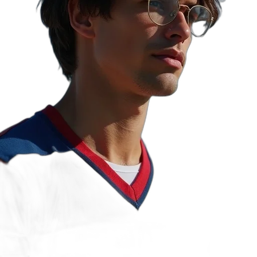 face, hair, jacket, hat transparent PNG cut-out