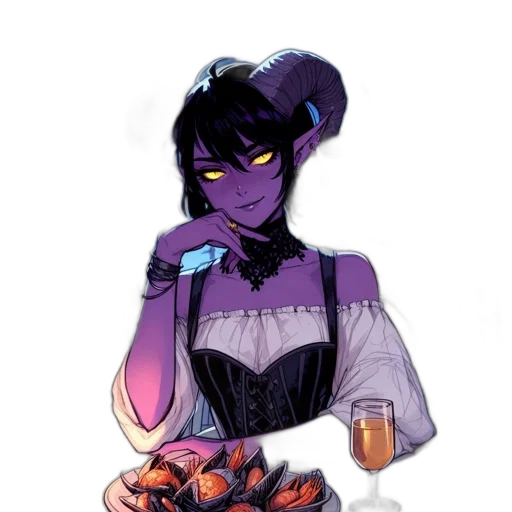 food, dress, staff, concept art transparent PNG cut-out