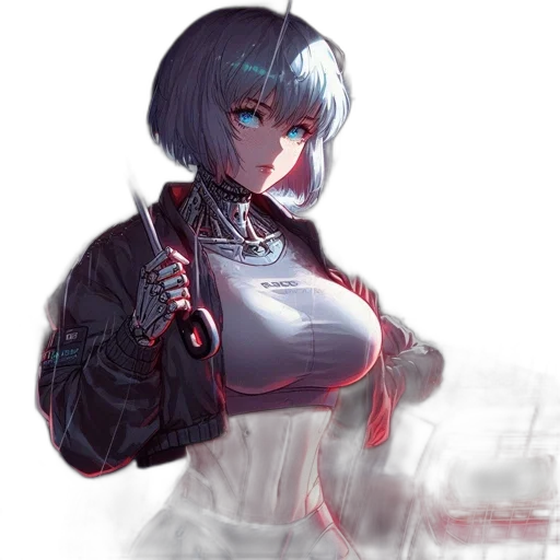 robot, weapon, sword, staff transparent PNG cut-out