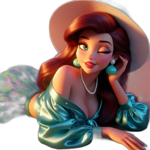 jewelry, dress, hat, concept art transparent PNG cut-out