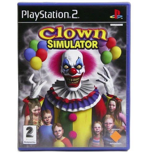 concept art, clown, simulator, game transparent PNG cut-out