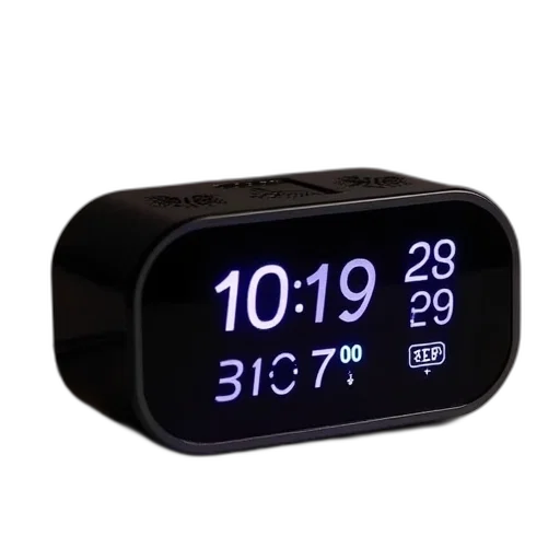 led, alarm, clock, wireless transparent PNG cut-out