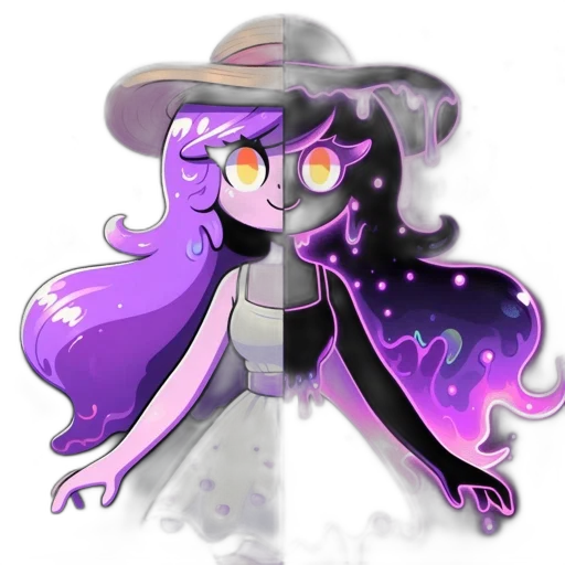 hat, creature, staff, animal transparent PNG cut-out