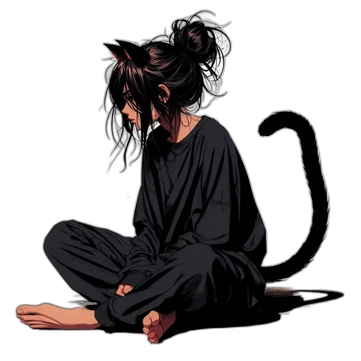 staff, concept art, anime, comic book art transparent PNG cut-out