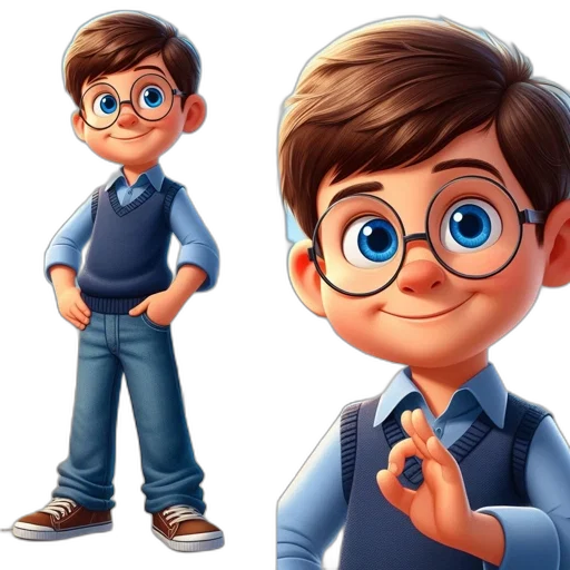 cartoon, 3d render, concept art, photorealistic transparent PNG cut-out