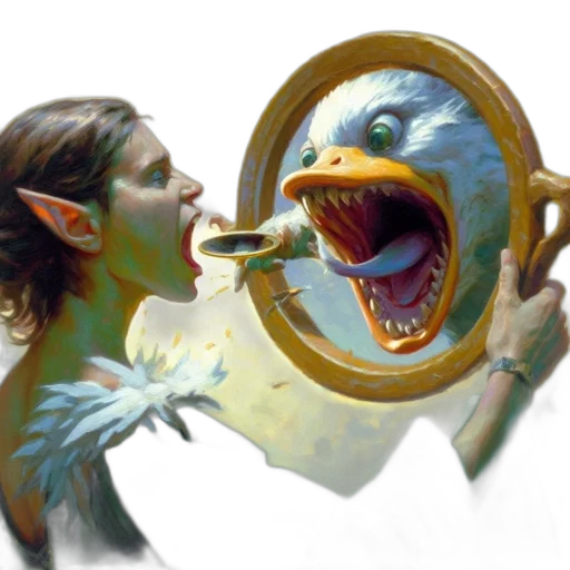 creature, face, mask, jewelry transparent PNG cut-out