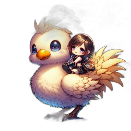 animal, creature, staff, fantasy art transparent PNG cut-out