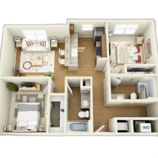 furniture, building, 3d render, photorealistic transparent PNG cut-out