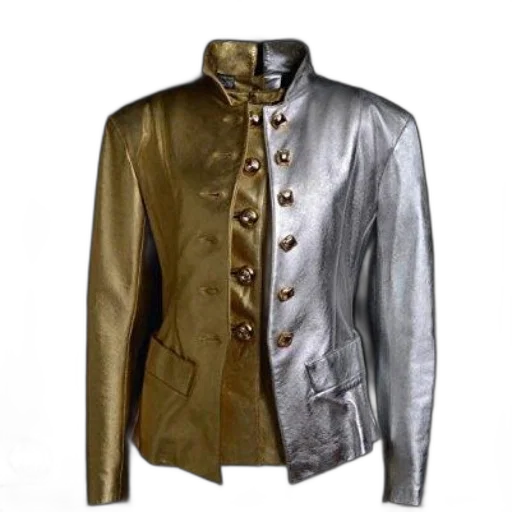 jacket, golden, metallic, gold transparent PNG cut-out