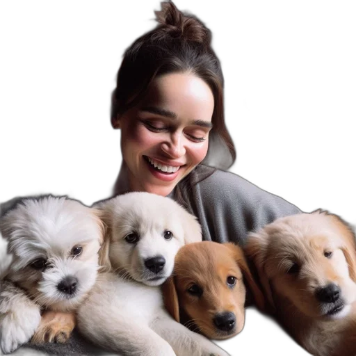animal, photorealistic, joyful, young transparent PNG cut-out