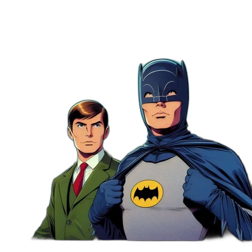 comic book art, cartoon, concept art, two transparent PNG cut-out