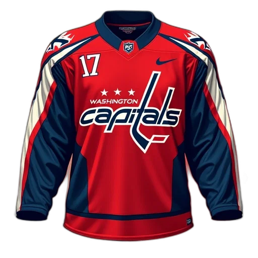 jacket, washington, capitals, jersey transparent PNG cut-out