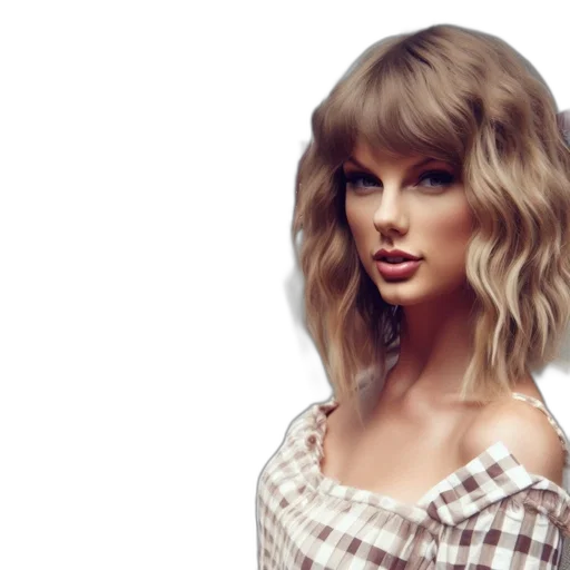 hair, dress, photorealistic, 3d render transparent PNG cut-out