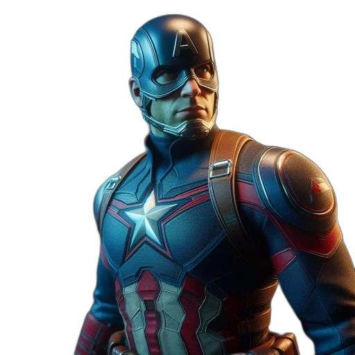 mask, comic book art, 3d render, concept art transparent PNG cut-out