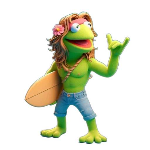 animal, staff, creature, 3d render transparent PNG cut-out