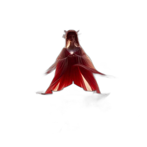 dress, crown, creature, hair transparent PNG cut-out