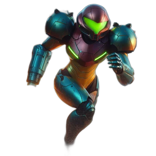 robot, weapon, mask, creature transparent PNG cut-out