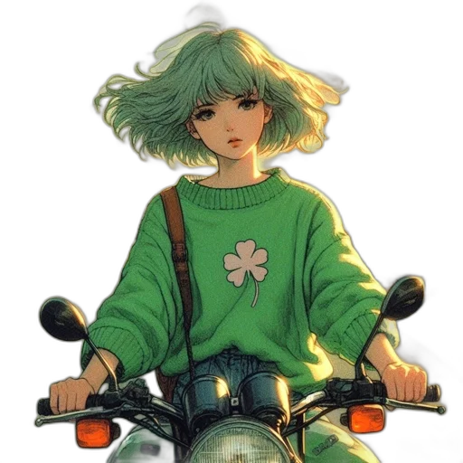 jacket, flower, weapon, car transparent PNG cut-out