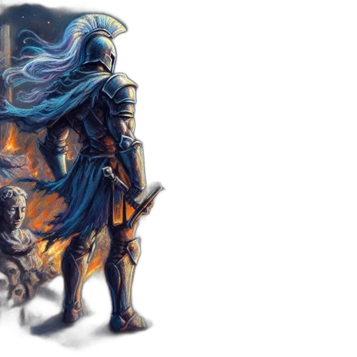 dragon, sword, fantasy art, concept art transparent PNG cut-out