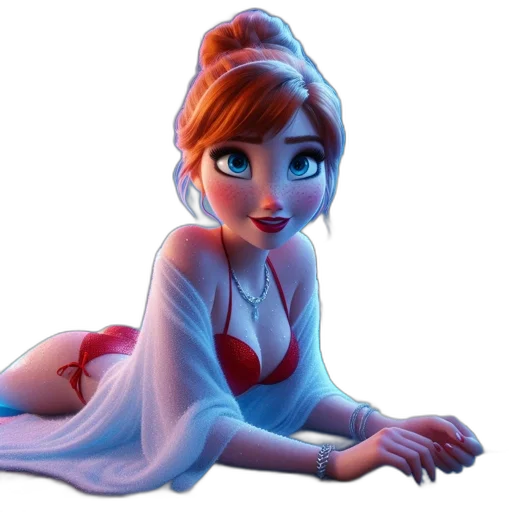 dress, face, concept art, 3d render transparent PNG cut-out