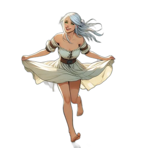 dress, concept art, fantasy art, pixel art transparent PNG cut-out