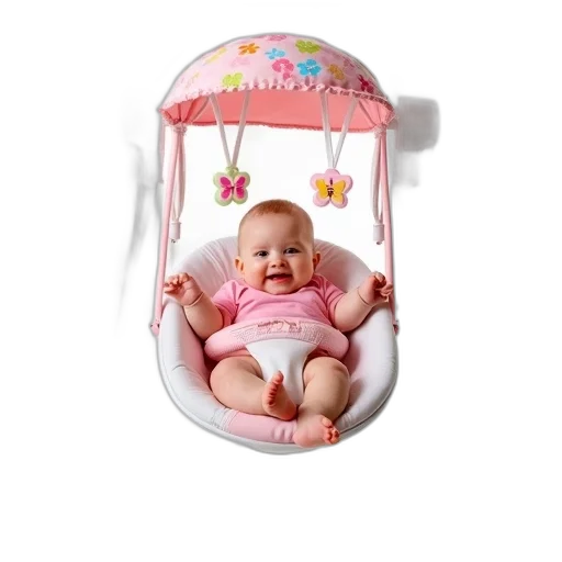 furniture, photorealistic, 3d render, baby transparent PNG cut-out