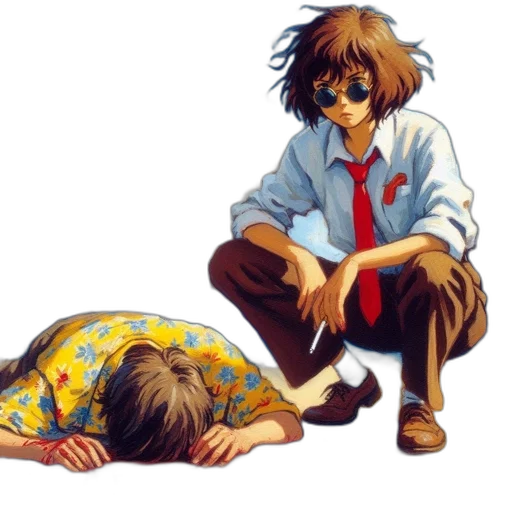 jacket, vaporwave, concept art, pixel art transparent PNG cut-out