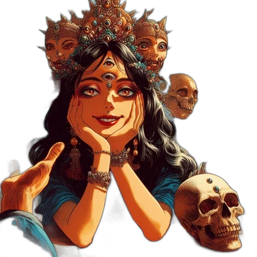 crown, jewelry, mask, face transparent PNG cut-out