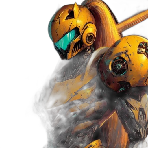 robot, mask, concept art, fantasy art transparent PNG cut-out