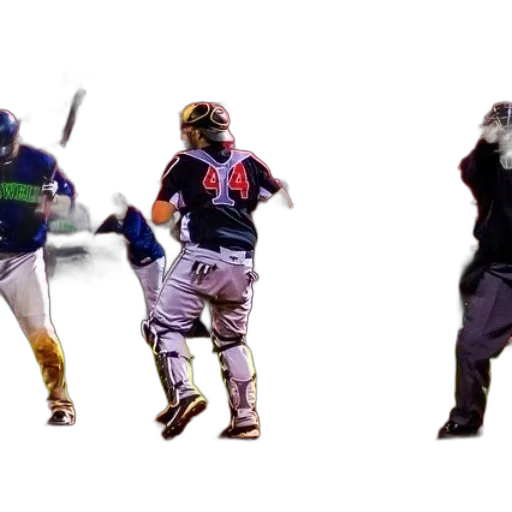 baseball, game, progress, batter transparent PNG cut-out