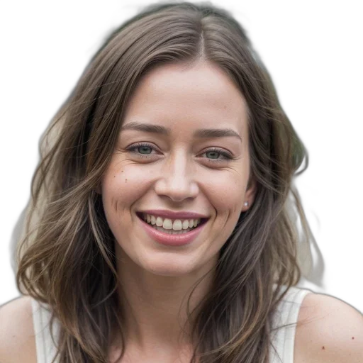 face, hair, staff, crown transparent PNG cut-out