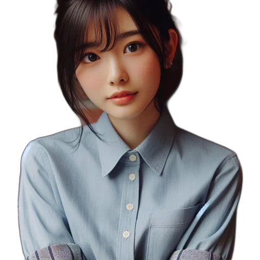 face, robot, jacket, staff transparent PNG cut-out