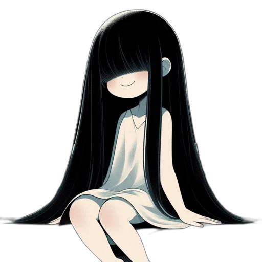 hair, dress, mask, staff transparent PNG cut-out