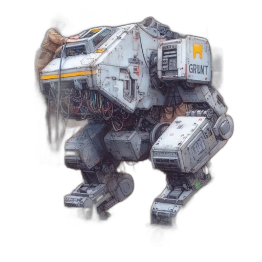 robot, creature, animal, weapon transparent PNG cut-out