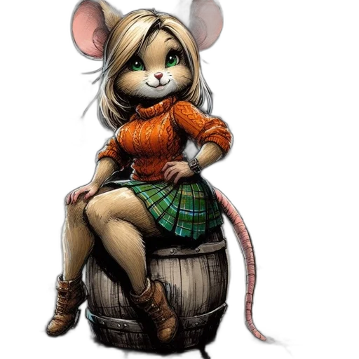animal, concept art, cartoon, fantasy art transparent PNG cut-out