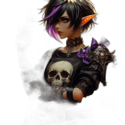 face, staff, mask, fantasy art transparent PNG cut-out