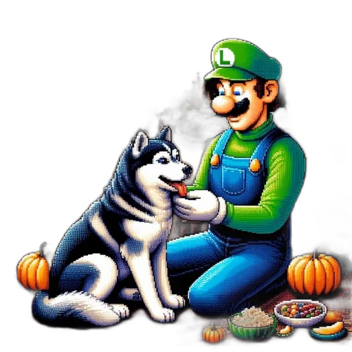 animal, creature, pixel art, concept art transparent PNG cut-out