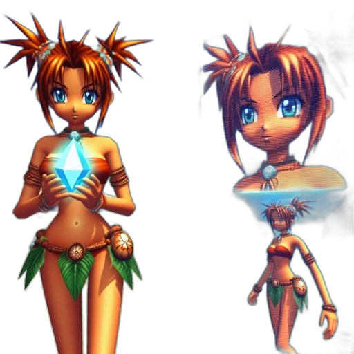 concept art, fantasy art, 3d render, pixel art transparent PNG cut-out