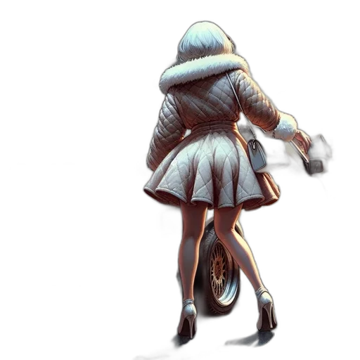 jacket, dress, umbrella, hat transparent PNG cut-out
