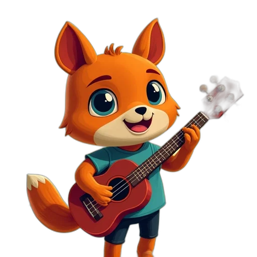 animal, staff, 3d render, concept art transparent PNG cut-out