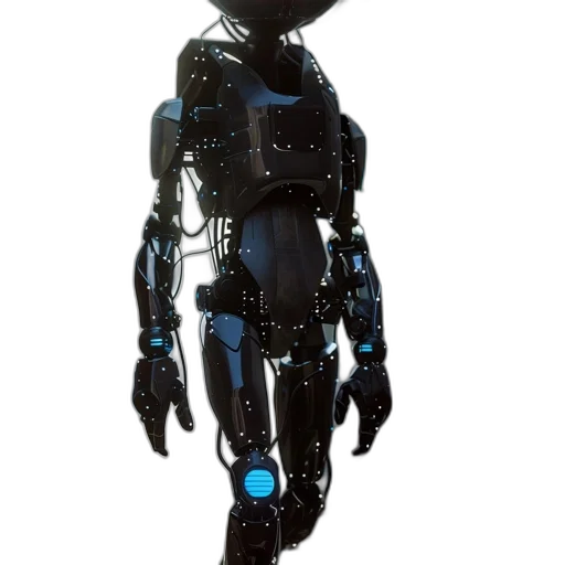 robot, creature, staff, animal transparent PNG cut-out