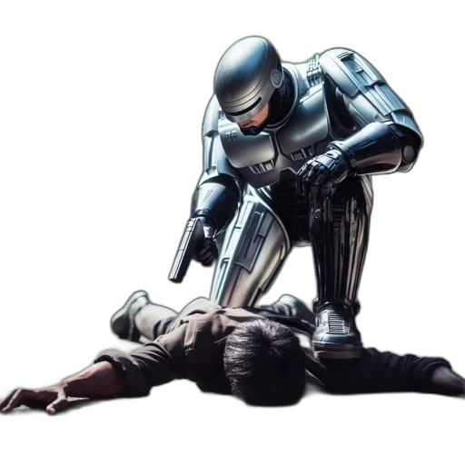 robot, weapon, concept art, comic book art transparent PNG cut-out
