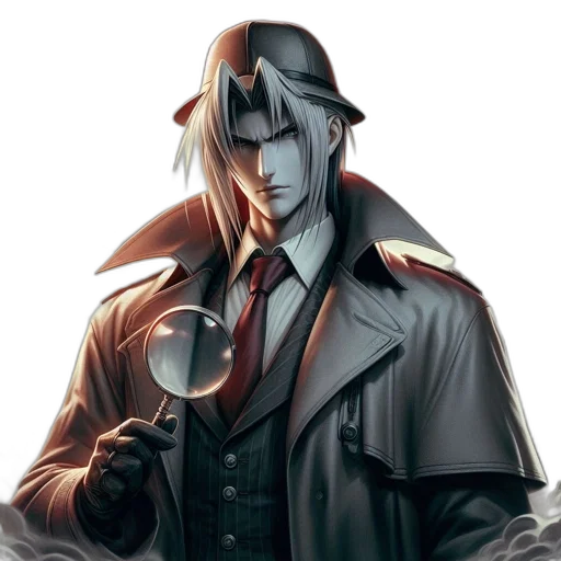 hat, staff, jacket, face transparent PNG cut-out