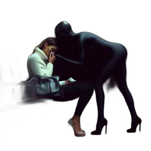 shoes, dress, creature, concept art transparent PNG cut-out