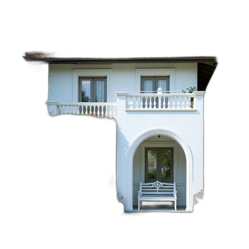 building, umbrella, furniture, staff transparent PNG cut-out